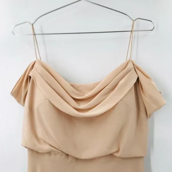 Jenny Yoo Collection Sabine Off The Shoulder Maxi Gown Size 4 - Picture 4 of 16